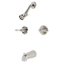 Grifo de Ducha y Bañera Kingston Brass KB246ALPN Victoria en Níquel Pulido