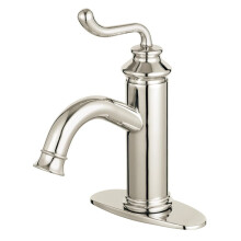 Robinet de salle de bain Fauceture LS541RLPN Royale à poignée unique, Nickel poli