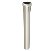 Kingston Brass EVP3008 Century Tube d'extension en laiton 1-1/2" x 12", Nickel brossé