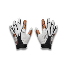 Under Armour Herr Blur Fotbollshandskar, (101) Vit/Vit/Metallic Copper Ore, Medium