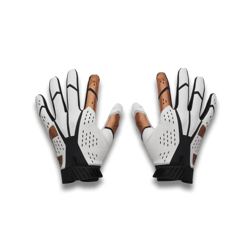 Under Armour Under Armour Heren Blur Voetbalhandschoenen, (101) Wit/Wit/Metaal Koper, 3X-Groot