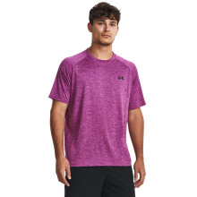 Under Armour Herren Tech 2.0 T-Shirt mit kurzen Ärmeln, Mystic Magenta / Schwarz, X-Small