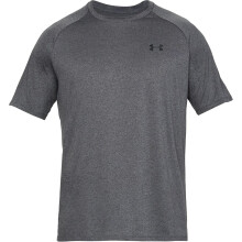 T-shirt à manches courtes Under Armour Tech 2.0 pour homme, Carbon Heather (090)/Noir, XS