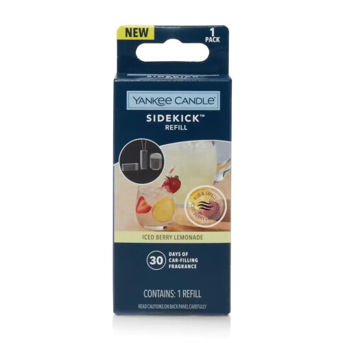 Yankee Candle Ricarica Profumata Yankee Candle Iced Berry Lemonade per Sidekick Auto