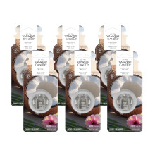 Yankee Candle Smart Scent Auto Vent Clip, Coconut Beach, Auto Luchtverfrisser met Instelbare Geursterkte