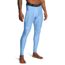 Leggings Under Armour HeatGear Uomo, (475) Carolina Blu/Bianco/Bianco, 3X-Large