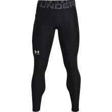 Leggings Under Armour HeatGear Uomo, Nero (001)/Grigio Pitch, X-Small