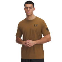 Under Armour, Uomo, T-Shirt New Freedom Flag, Coyote/Nero, 3X-Large