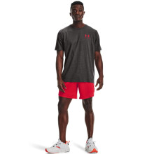 T-shirt Under Armour Homme New Freedom Flag, Charcoal Medium Heather (019)/Rouge, 5X-Large