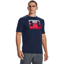 T-shirt Under Armour Homme à Manches Courtes Sportstyle, Bleu Académie (408)/Rouge, Petit
