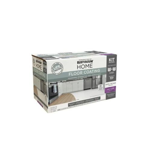 Rust-Oleum Rust-Oleum 100806 Home Vloer Waterverf Coatingset Wit