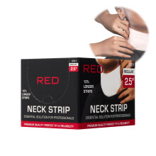 Red by Kiss Bandes de Cou Premium pour Coiffeurs, Douces, Absorbantes, Jetables, Antidérapantes