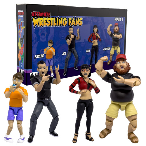 Ultimate Wrestling Fanfiguren Viererpack [Serie 3]