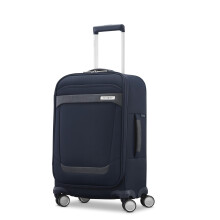 Samsonite Elevation Plus Carry-On Luggage - Airline Approved Softside Suitcase - 360 Spinner Wheels - Integrated ID Tag - Quick-Access Stash Pocket -