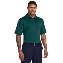 Polo de golf Tech Under Armour pour homme, (449) Hydro Teal / Pitch Gray, X-Large
