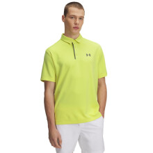 Under Armour Herrars Tech Golf Polo, (728) Sonic Yellow / Pitch Gray, Storlek Large