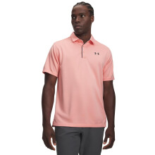 Under Armour Men's Tech Golf Polo, (604) Posh Pink / / Pitch Gray, XX-Large