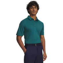 Under Armour Herrars Tech Golf Polo, (338) Rack Green/Pitch Gray/Pitch Gray, Stor Tall