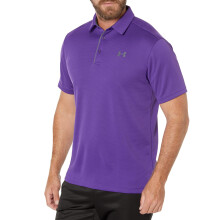 Under Armour Men's Tech Golf Polo, (522) Galaxy Purple / / Pitch Gray, X-Small