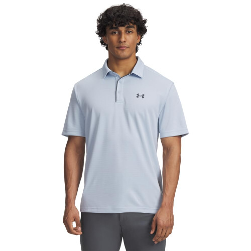 Under Armour Polo Golf Tech Uomo Under Armour, (455) Blu Calm / Pitch Gray, 4XL