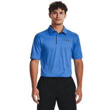Under Armour Men's Tech Golf Polo, (469) Water / / Pitch Gray, Small Tall