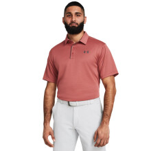 Under Armour Men's Tech Golf Polo, (611) Sedona Red / / Pitch Gray, Medium