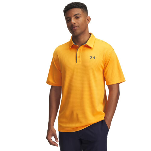 Under Armour Under Armour Men's Tech Golf Polo, (793) Squad Orange / / Pitch Gray, Medium