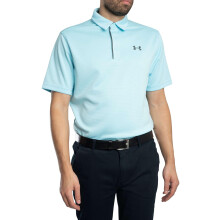 Polo Golf Tech Homme Under Armour, (494) Stream / Pitch Gray, Medium