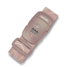 Samsonite 3-Zahlen-Kombinationsschloss, TSA genehmigtes Reiseschloss, Staubrosa