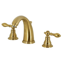 Robinet de Salle de Bain Widespread Kingston Brass KB987ACLSB, Laiton Brossé