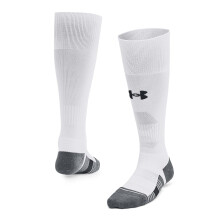 Under Armour Unisex-Child Youth Magnetico Over the Calf Socks 1 Pack, (100) White/Pitch Gray/Black, X-Small