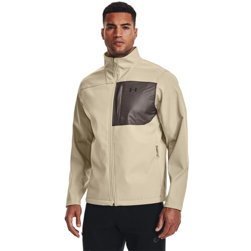 Under Armour Under Armour Herr ColdGear Infrared Shield 2.0 Soft Shell, (289) Khaki/Fresh Clay/Jet Gray, Small