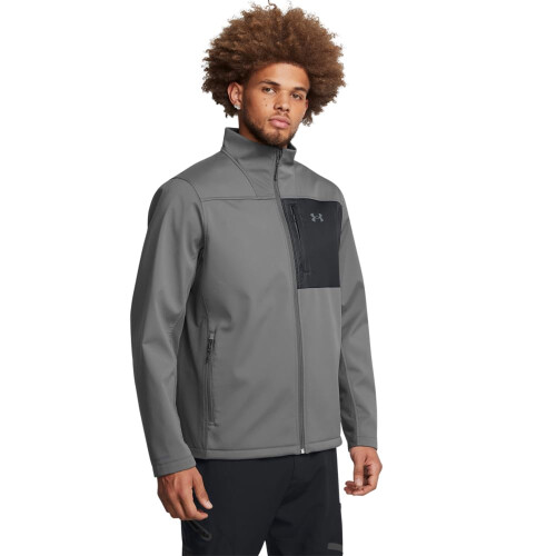 Under Armour Under Armour Herren ColdGear Infrared Shield 2.0 Softshell, (025) Castlerock/Schwarz, 3X-Large