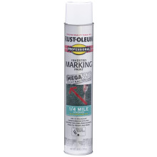 Rust-Oleum 350997 Pintura de Marcado Invertida Mega Tamaño 26 oz, Blanco
