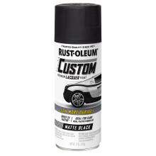 Rust-Oleum 332289 Vernice Spray Personalizzata per Auto, 311 g, Nero Opaco