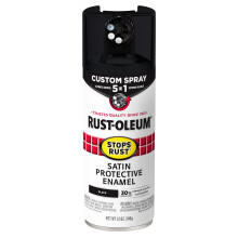 Rust-Oleum 376869 Stops Rust Peinture en Spray 5-en-1, 12 oz, Noir Satiné
