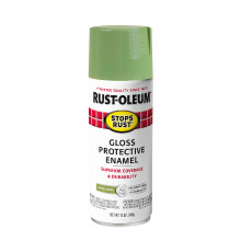 Rust-Oleum 365146 Spray Pintura Antioxidante, 12 oz, Verde Laurel Brillante