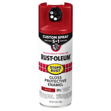 Rust-Oleum 376895 Smalto Spray 5-in-1 12 oz, Rosso Regale Lucido