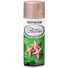 Rust-Oleum 344697 Pintura en Spray Glitter Especial, 10.25 Oz, Oro Rosa, (Paquete de 1)
