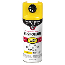 Rust-Oleum 376898 Stops Rust Custom Spray 5-in-1 Sprayfarbe, 12 oz, Glänzend Sonnenblumen Gelb
