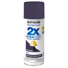 Rust-Oleum 393569 Pintura en Spray 2X Ultra Cover, 12 oz, Púrpura Profundo Satinado