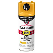 Rust-Oleum 376906 Stops Rust Spray 5-en-1, 12 oz, Brillant Soleil Toscan