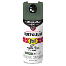 Rust-Oleum 383421 Stops Rust Peinture en Spray 5-en-1, 12 oz, Vert Terre Satiné