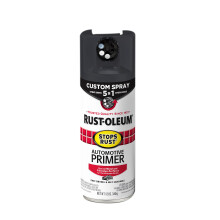 Rust-Oleum 384757 Stops Rust Primer Spray 5-in-1 Auto, 12 oz, Grigio Scuro Opaco