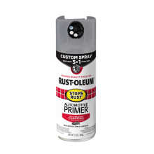 Rust-Oleum 384760 Stops Rust 5-in-1 Autolak Primer Spray, 12 oz, Mat Lichtgrijs