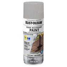 Rust-Oleum 383416 - Spray de recubrimiento para accesorios de techos, 12 oz, gris pizarra