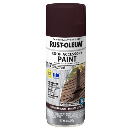 Rust-Oleum Rust-Oleum 302125 Roofing Accessory Coating Spray, 12 oz, Espresso Shake
