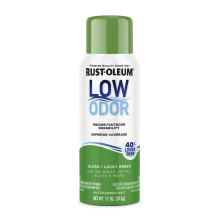 Pintura en Spray Premium Bajo Olor Rust-Oleum, 11 oz, Verde Suerte Brillante