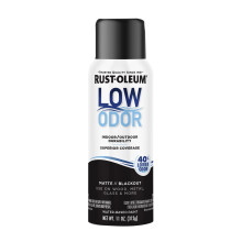 Rust-Oleum Vernice Spray Premium Bassa Emissione, 11 oz, Nero Opaco