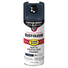 Rust-Oleum 393369 Stops Rust Spray 5-in-1, 12 oz, Matte Elderberry